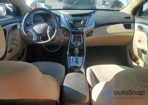 2013 Hyundai Elantra Gls z USA, uszkodzony, nr VIN 5NPDH4AE2DH454769